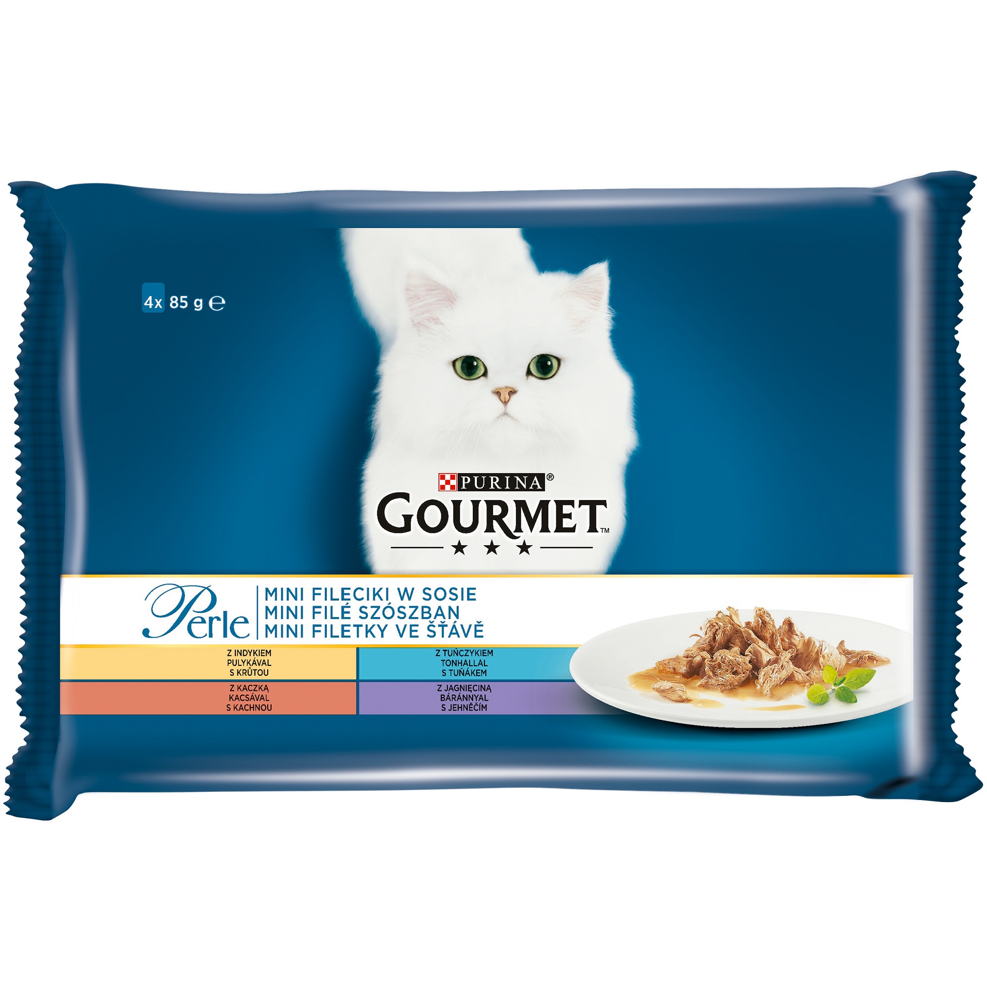 Kapsičky Gourmet Perle mini filetky ve štávě 4x 85 g