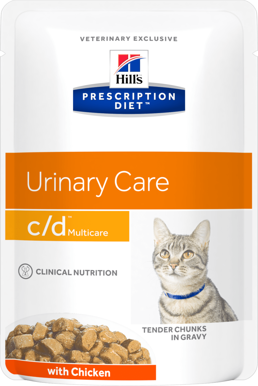 Kapsičky Hill´s PD Feline c/d MultiCare Chicken 12x85g