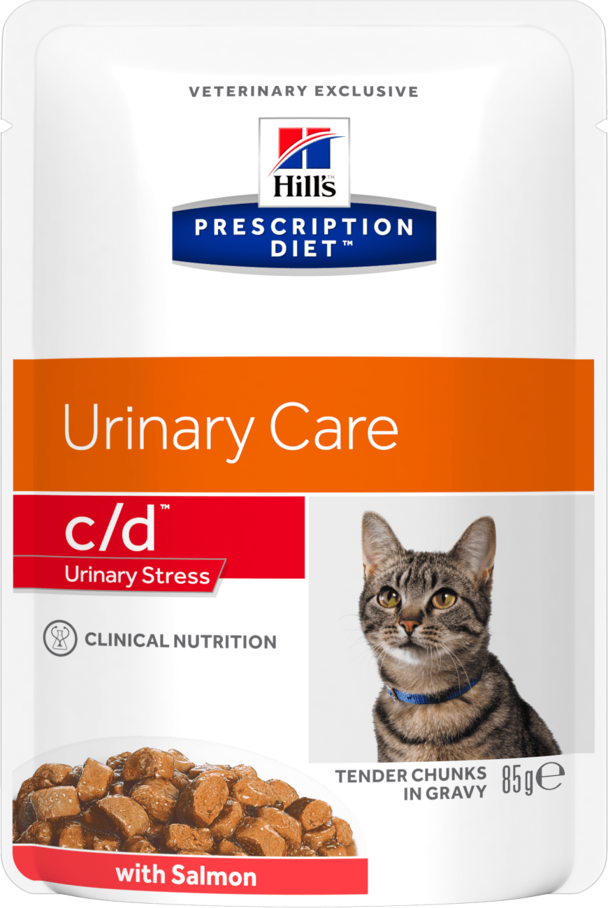 Kapsičky Hill´s Prescription Diet c/d Feline Urinary Stress Salmon 12x85g