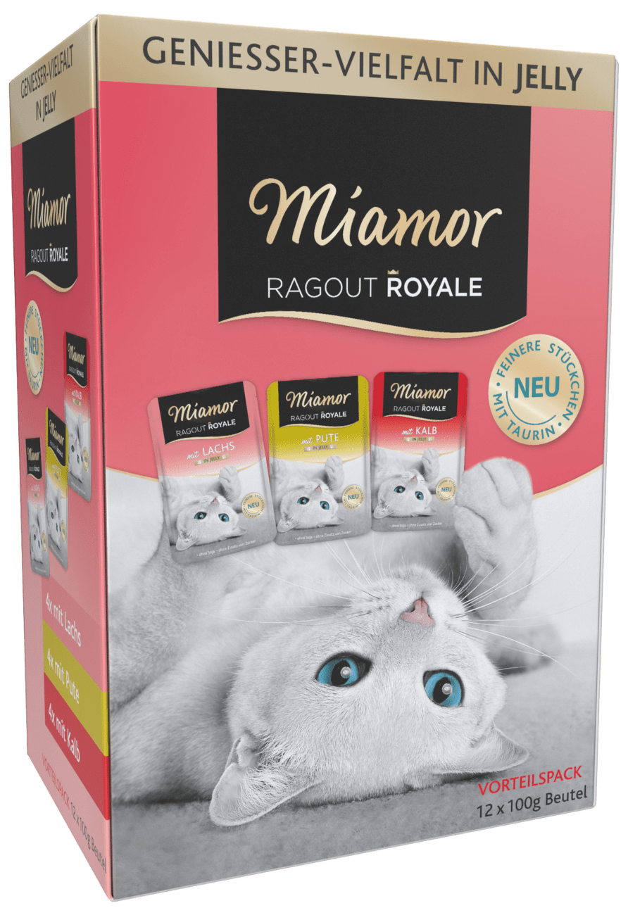 Kapsičky MIAMOR Ragout Royale krůta, losos, telecí v želé multipack