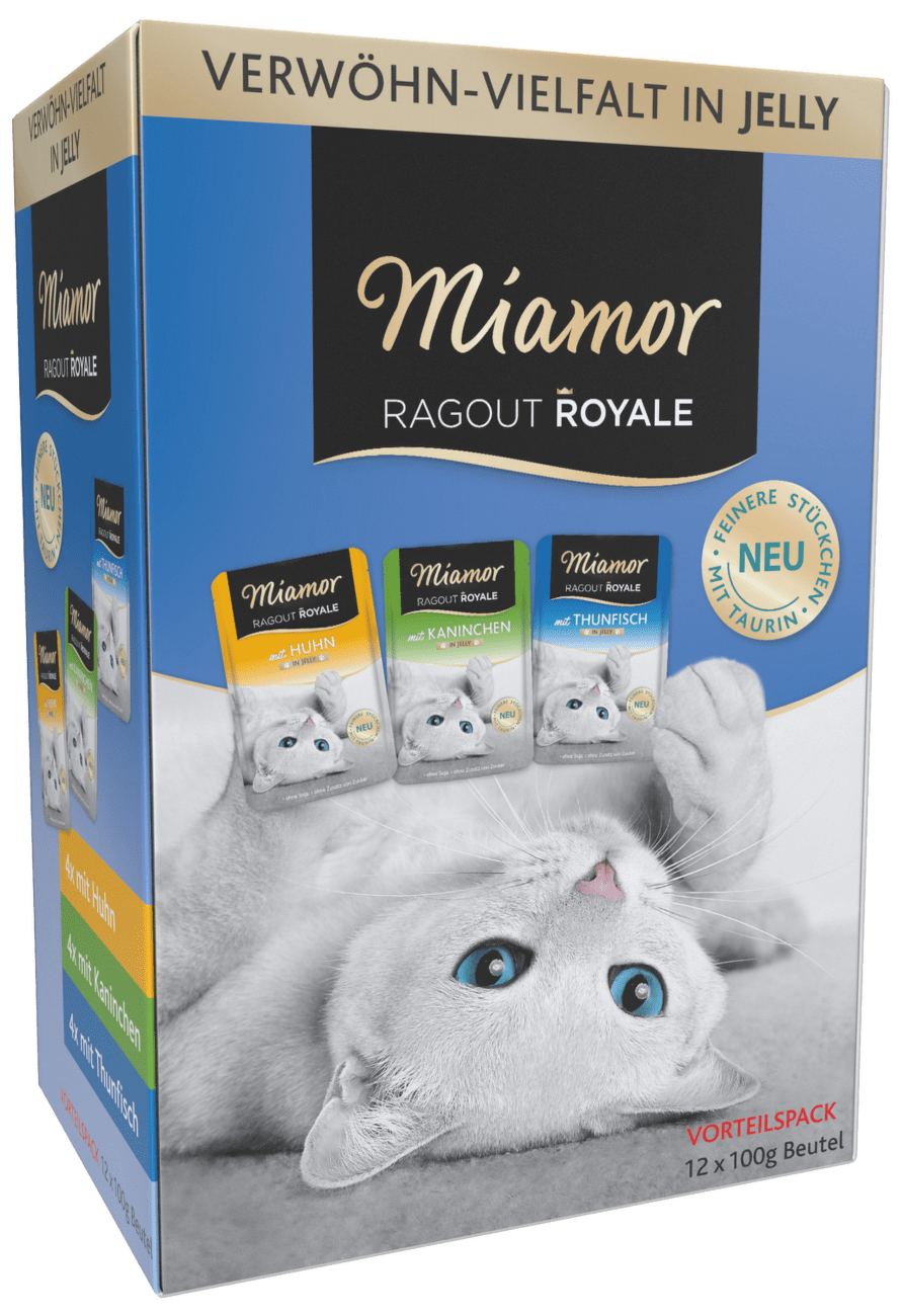 Kapsičky MIAMOR Ragout Royale multipack kuře, tuňák, králík v želé 1200g