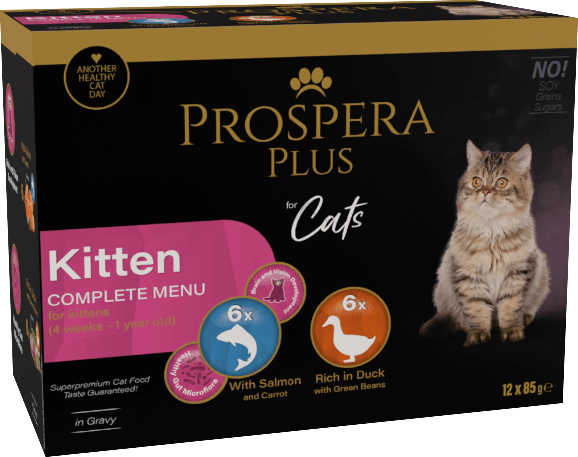 Kapsičky Prospera Plus Cat Kitten Multipack 12x85g