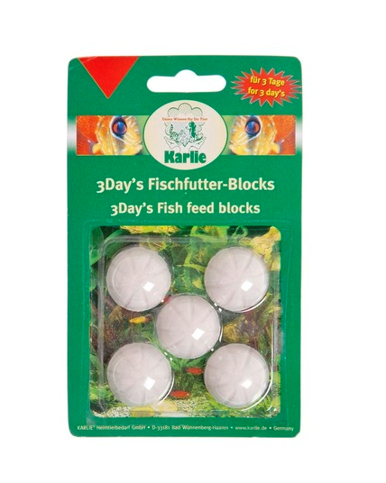 Karlie 3day´s Blocks třídenní krmivo pro rybičky