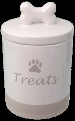 Keramická dóza Dog Fantasy bílá 1500ml