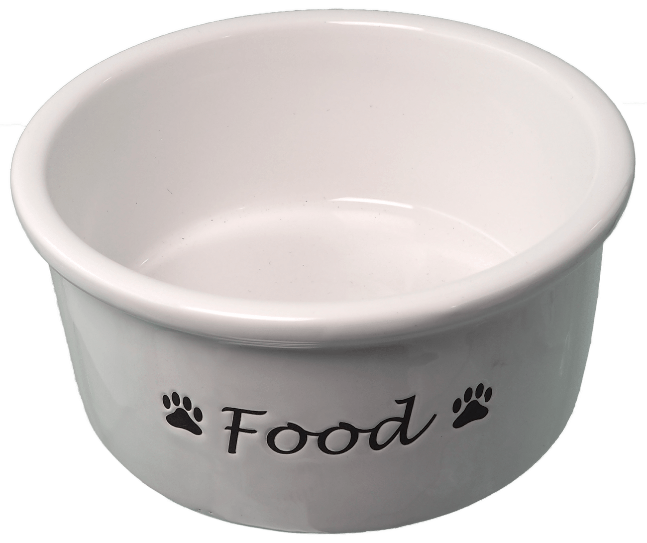 Keramická miska Dog Fantasy bílá FOOD 600ml