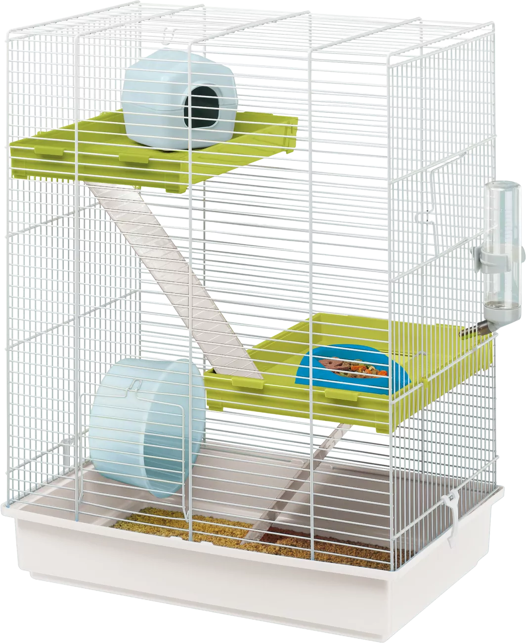 Klec patrová pro křečky Hamster Tris bílá