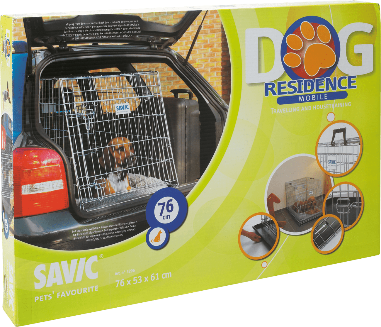 Klec SAVIC Dog Residence mobil 76 x 53 x 61 cm