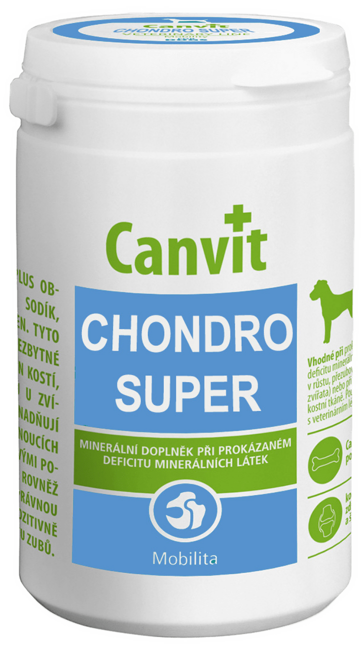 Kloubní výživa Canvit Chondro Super pro psy 230g