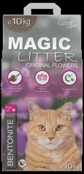 Kočkolit Magic Litter Bentonite Original Flowers 10kg