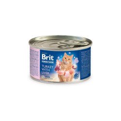 Konz. Brit Premium by Nature cat turkey with Liver 200 g