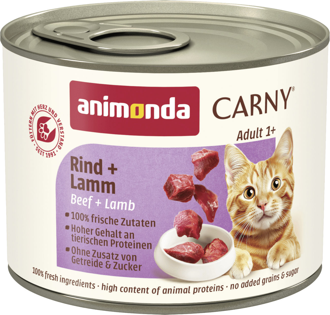 Konzerva Animonda Carny Adult hovězí + jehněčí 200g