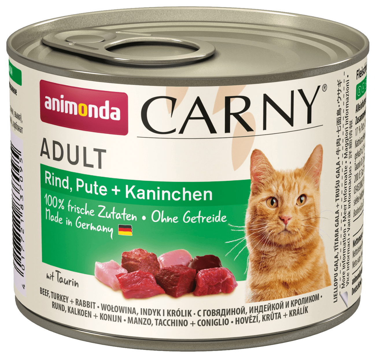Konzerva ANIMONDA Carny Adult hovězí, krocan, králík 200g