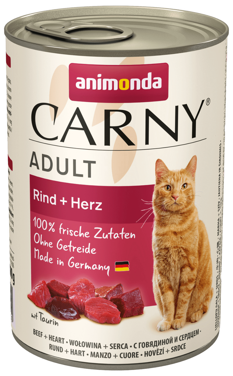 Konzerva ANIMONDA Carny Adult hovězí + srdíčka 400g