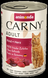 Konzerva ANIMONDA Carny Adult hovězí + srdíčka 400g