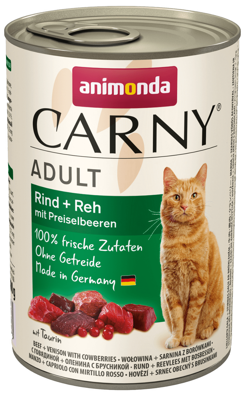 Konzerva ANIMONDA Carny Adult hovězí + zvěřina s brusinkami 400g