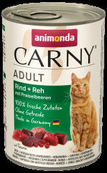 Konzerva ANIMONDA Carny Adult hovězí + zvěřina s brusinkami 400g