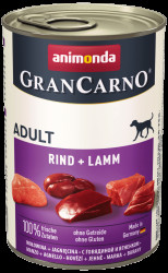Konzerva Animonda Gran Carno Adult hovězí + jehněčí maso 400g