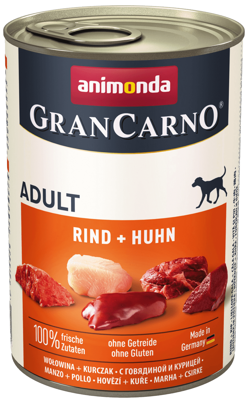 Konzerva Animonda Gran Carno Adult hovězí + kuřecí maso 400g