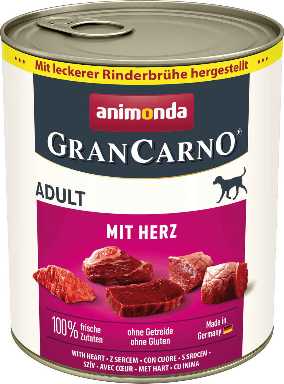 Konzerva Animonda Gran Carno Adult se srdcem 800g