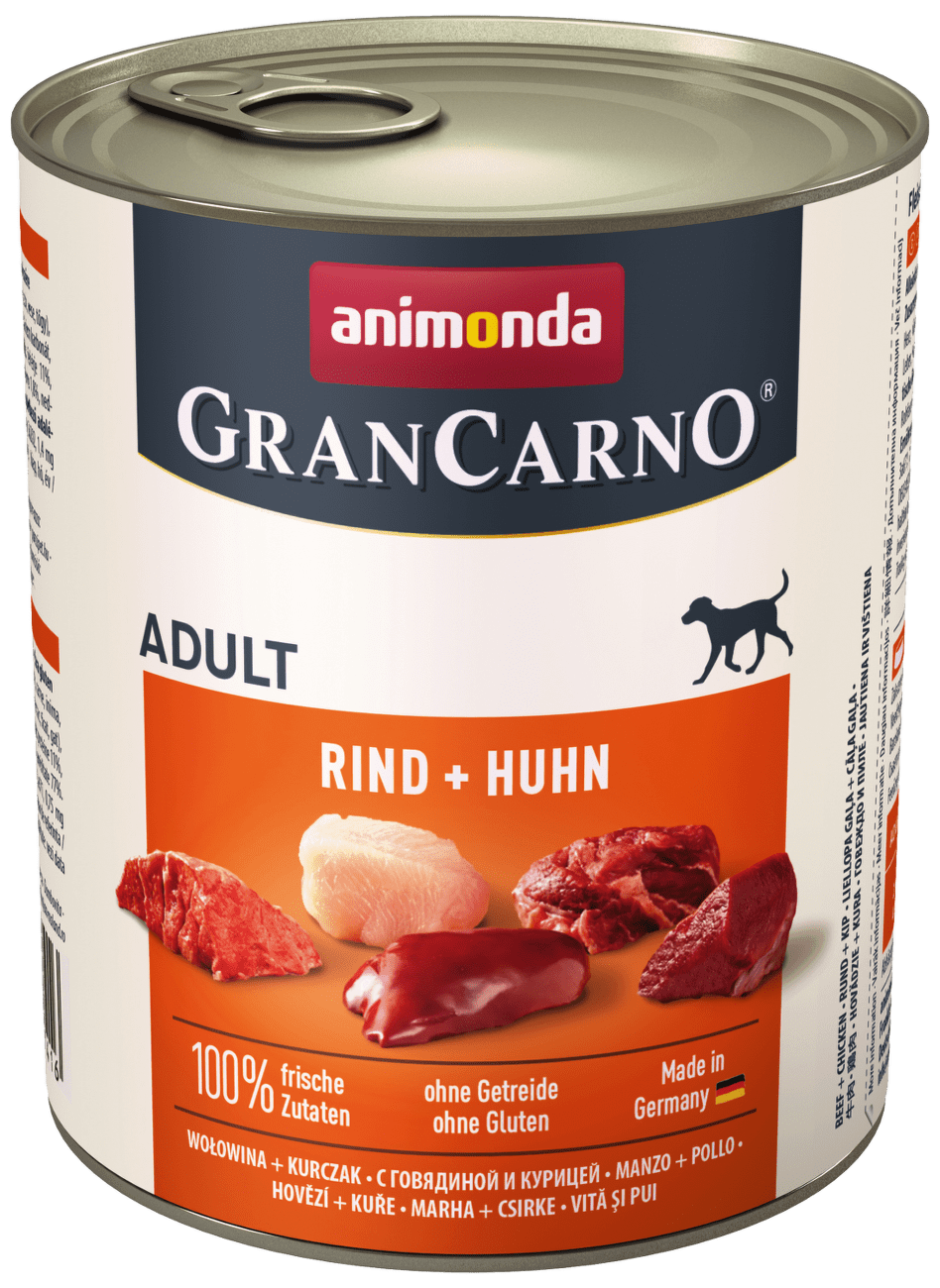 Konzerva Animonda Gran Carno hovězí + kuře 800g