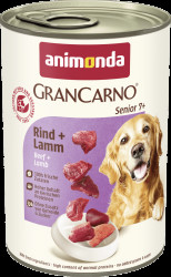 Konzerva Animonda Gran Carno Senior hovězí + jehněčí 400g