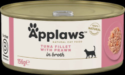 Konzerva Applaws Cat Tin Tuna Fillet with Prawn 156 g