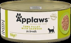 Konzerva Applaws Cat Tin Tuna Fillet with Seaweed 156 g