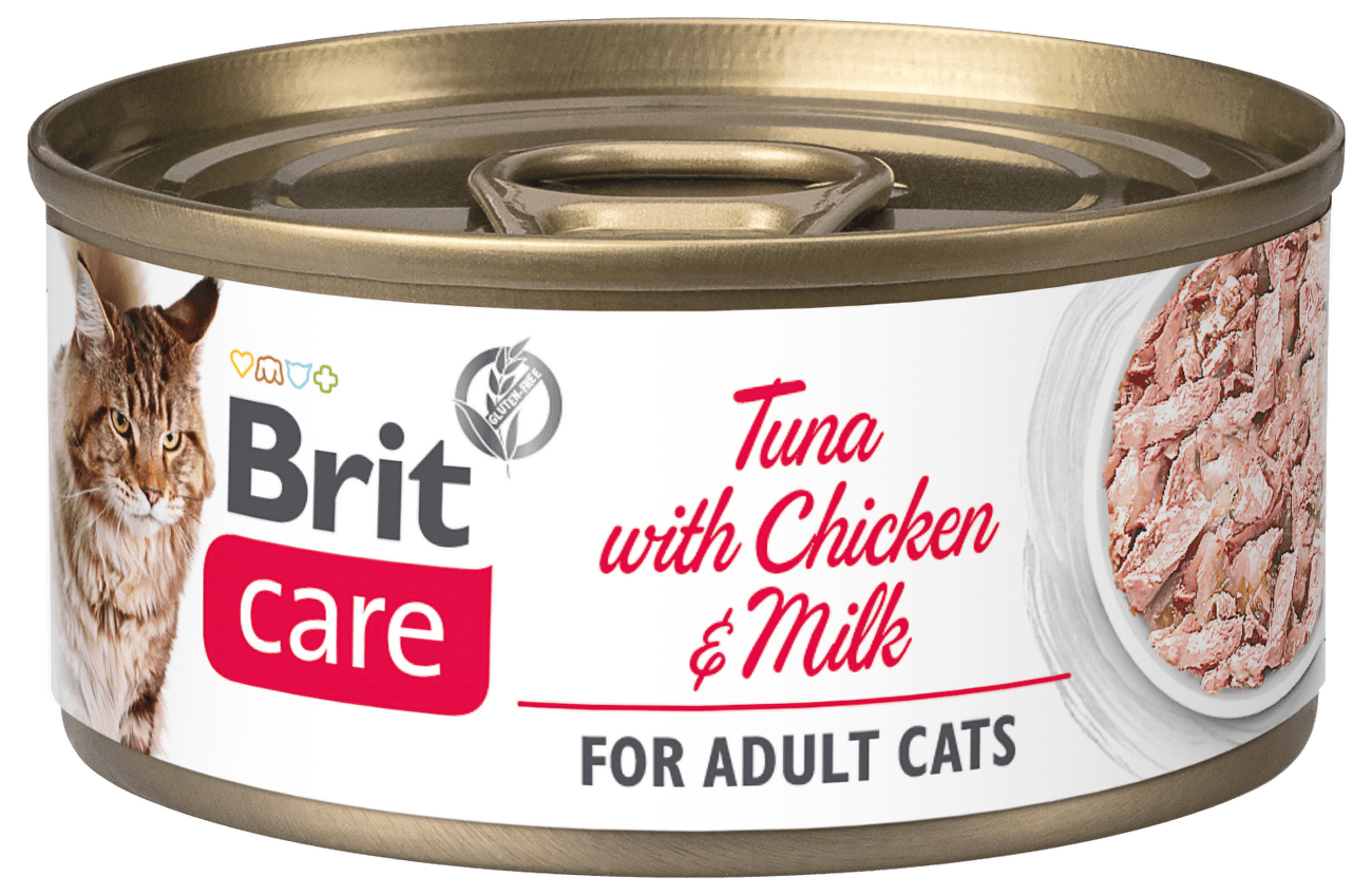 Konzerva Brit Care Cat Tuna with Chicken and Milk 70g