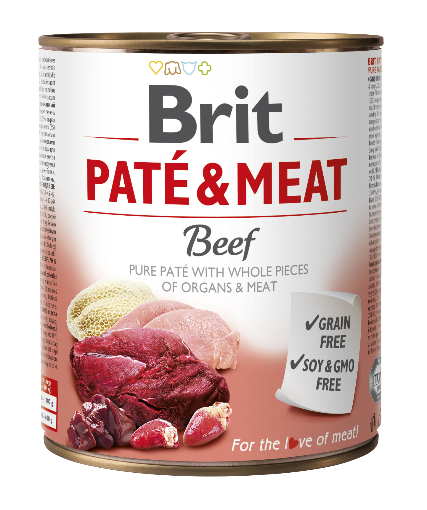 Konzerva Brit Care Pate & Meat Beef 800 g