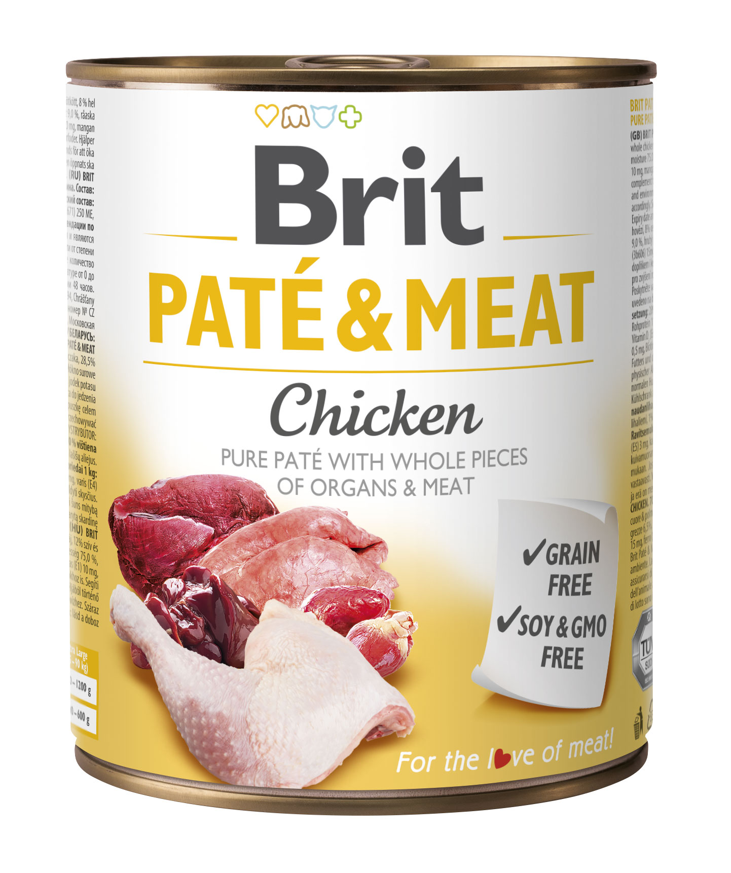 Konzerva Brit Care Pate & Meat Chicken 800 g
