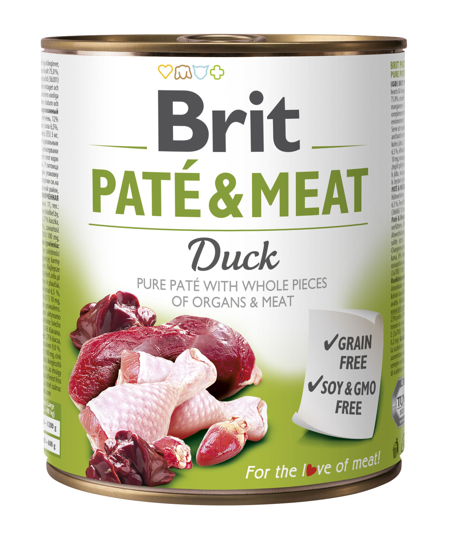 Konzerva Brit Care Pate & Meat Duck 800 g