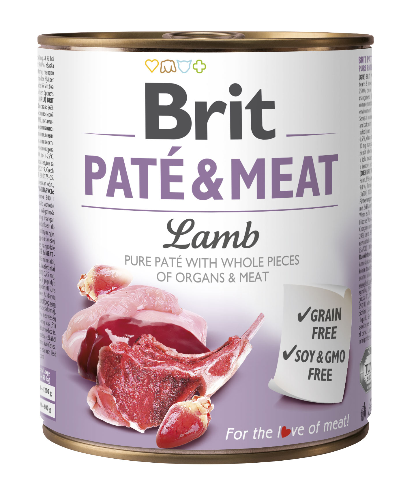 Konzerva Brit Care Pate & Meat Lamb 800 g