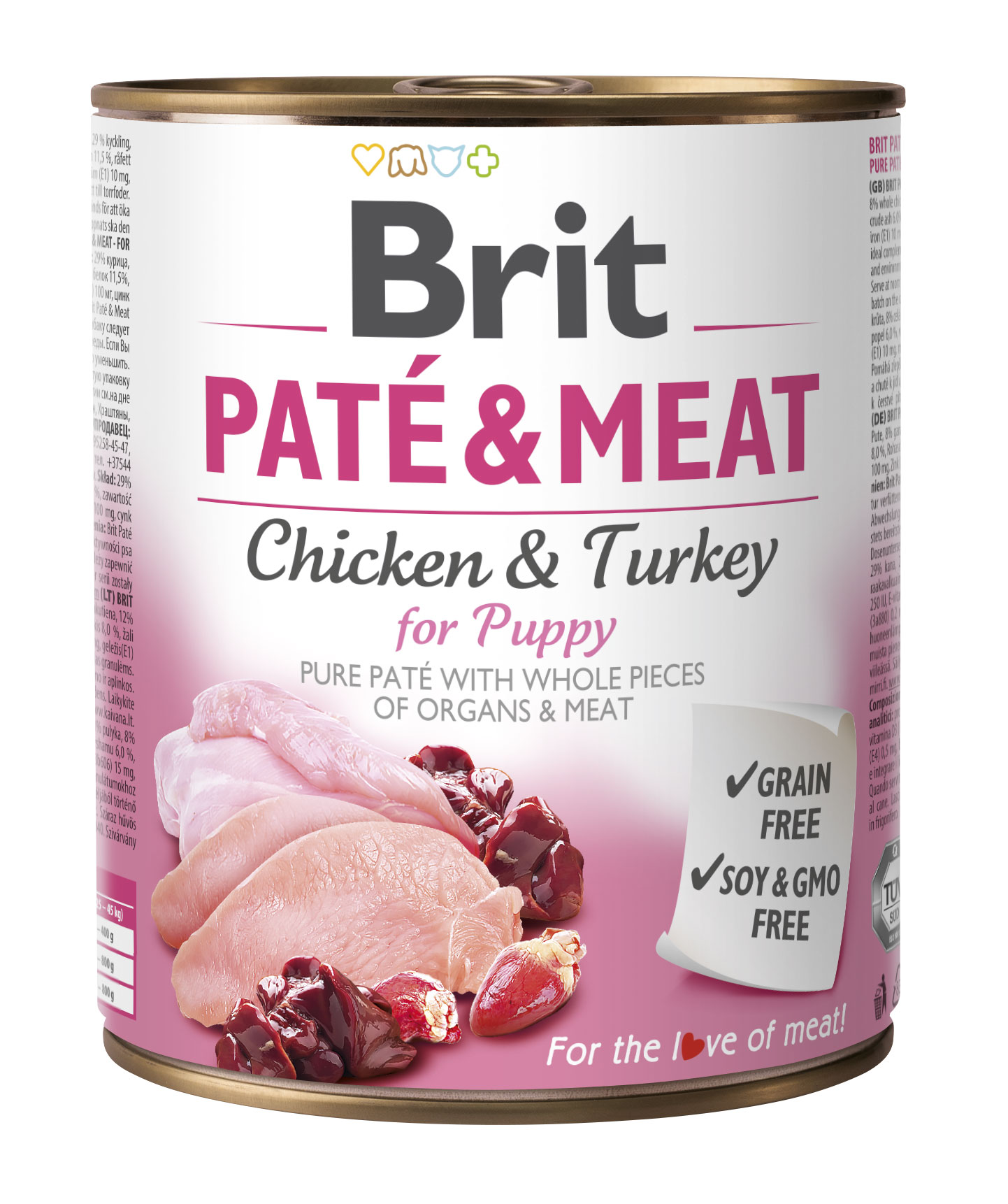 Konzerva Brit Care Pate & Meat Puppy 800 g