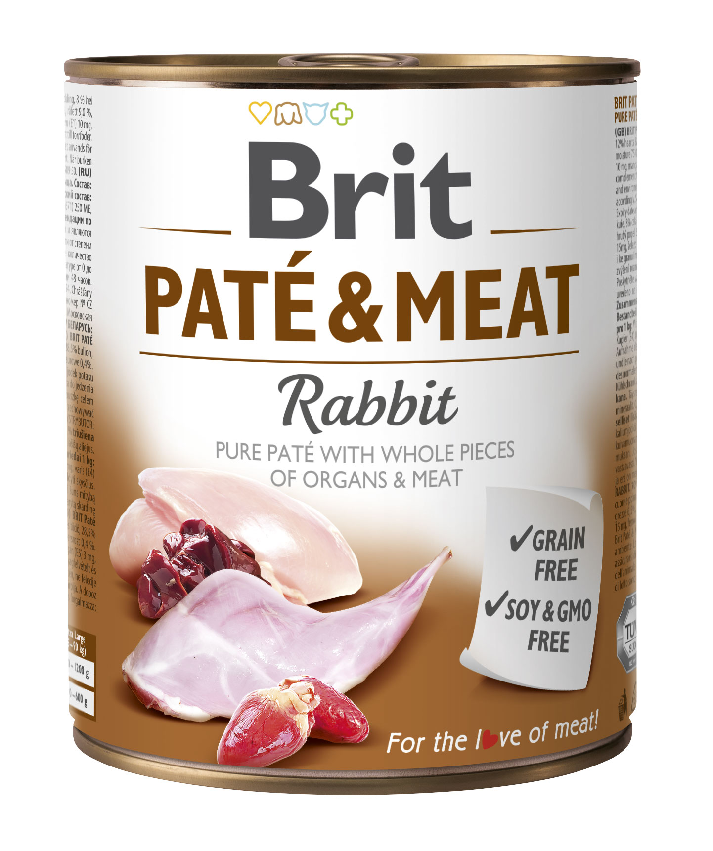 Konzerva Brit Care Pate & Meat Rabbit 800 g