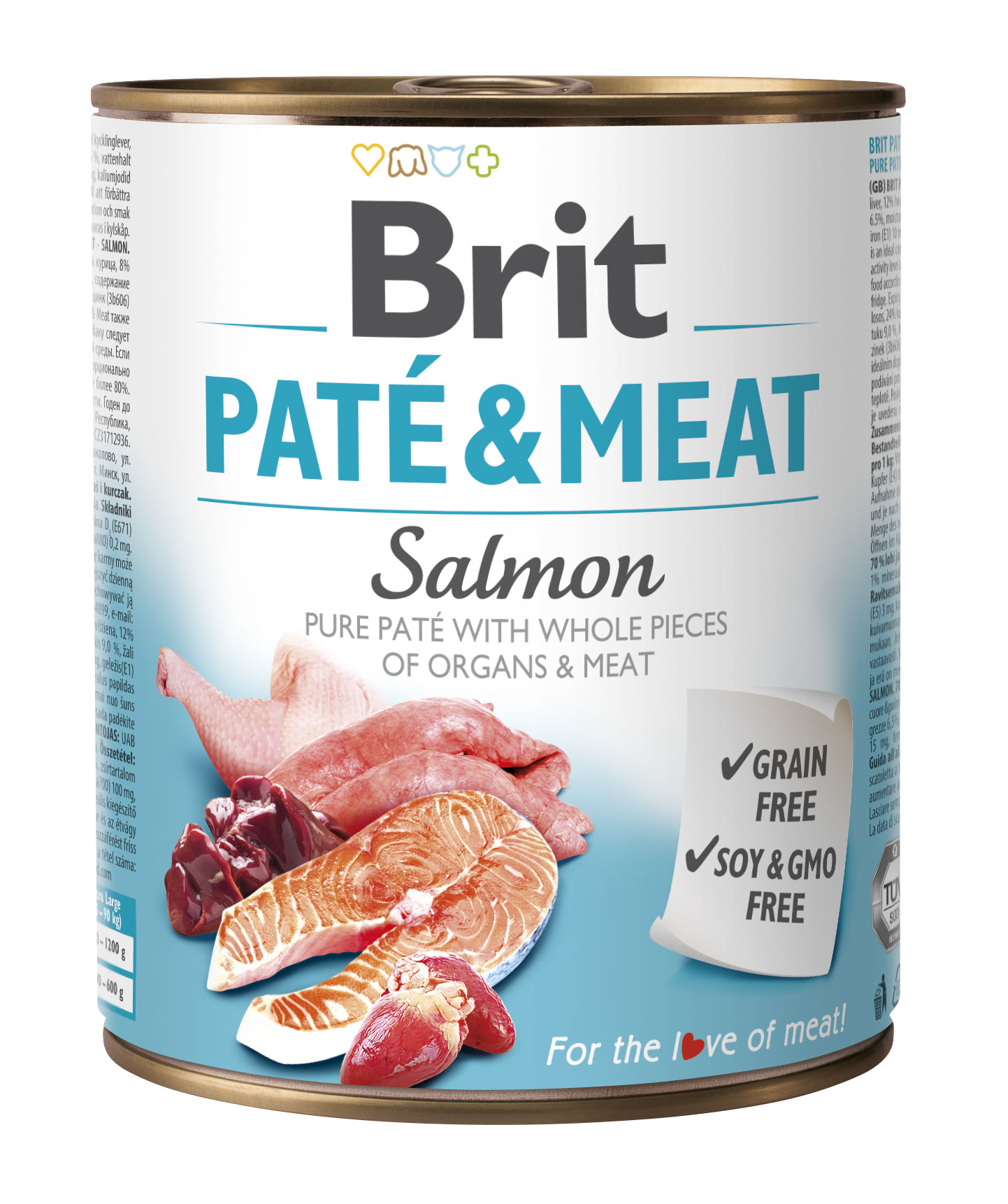 Konzerva Brit Care Pate & Meat Salmon 800 g