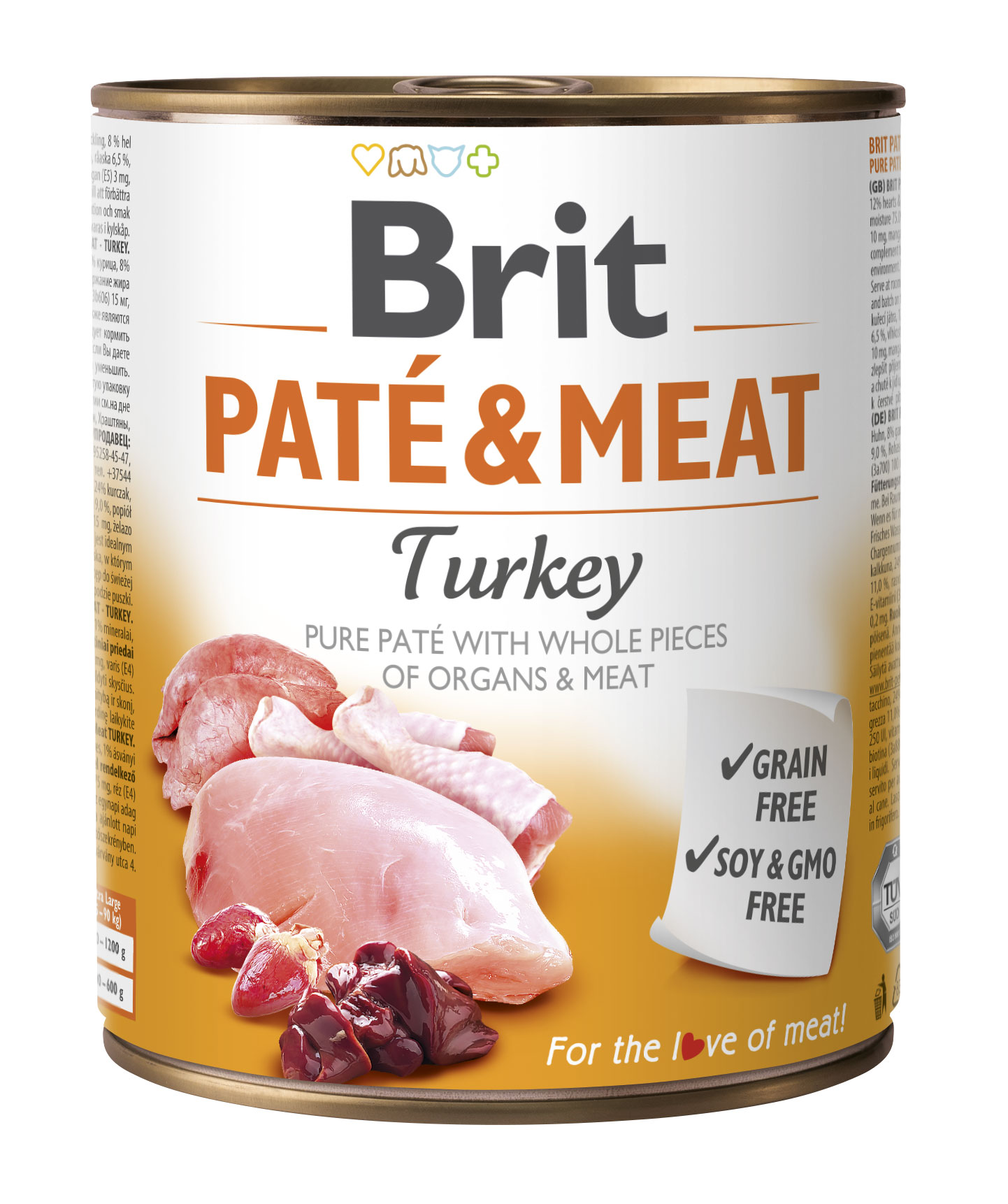 Konzerva Brit Care Pate & Meat Turkey 800 g