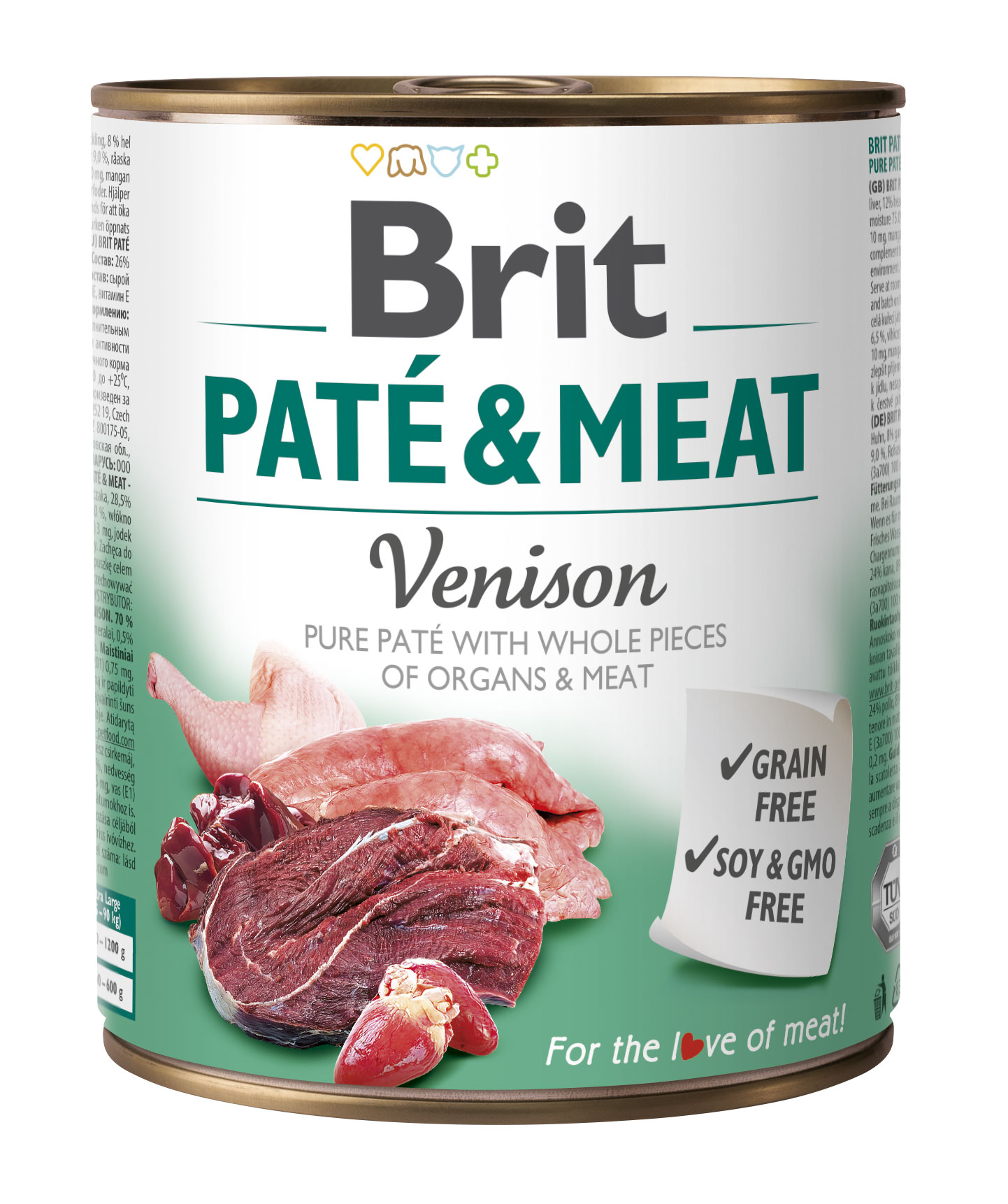 Konzerva Brit Care Pate & Meat Venison 800 g