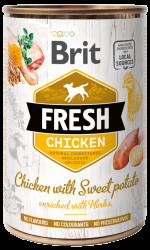 Konzerva Brit Fresh Chicken with Sweet Potato 400g