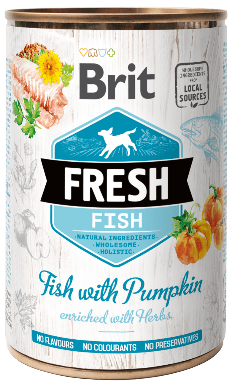 Konzerva Brit Fresh Fish with Pumpkin 400g
