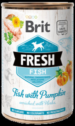 Konzerva Brit Fresh Fish with Pumpkin 400g