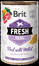 Konzerva Brit Fresh Veal with Millet 400g