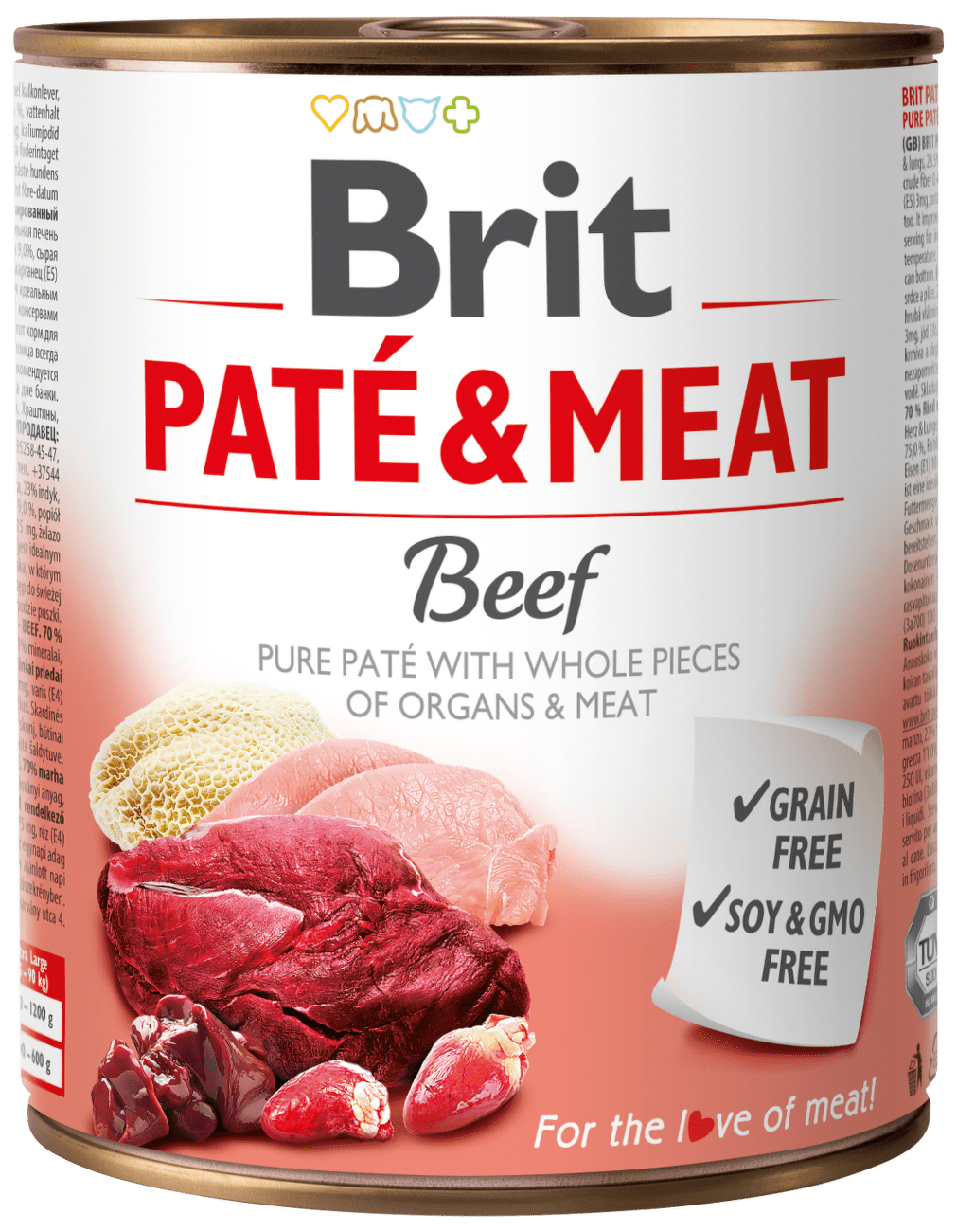 Konzerva Brit Paté & Meat Beef 800g