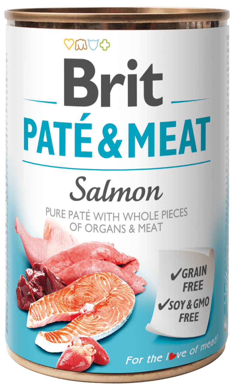 Konzerva Brit Paté & Meat Salmon 400g