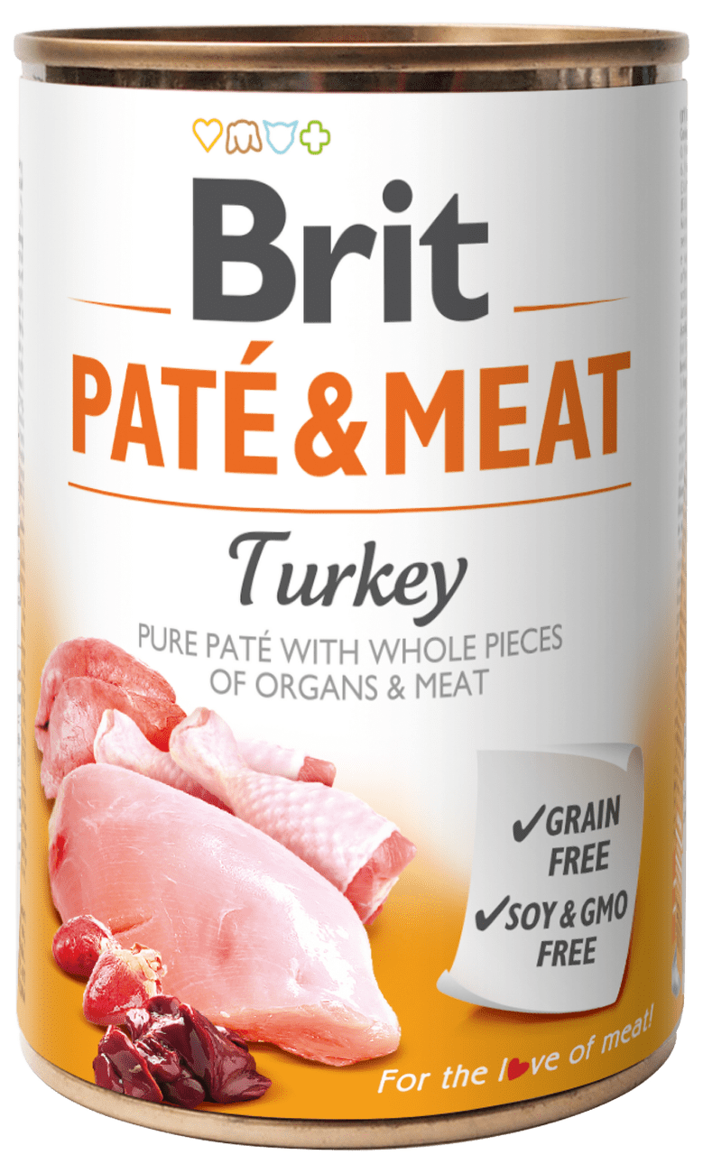 Konzerva Brit Paté & Meat Turkey 400g