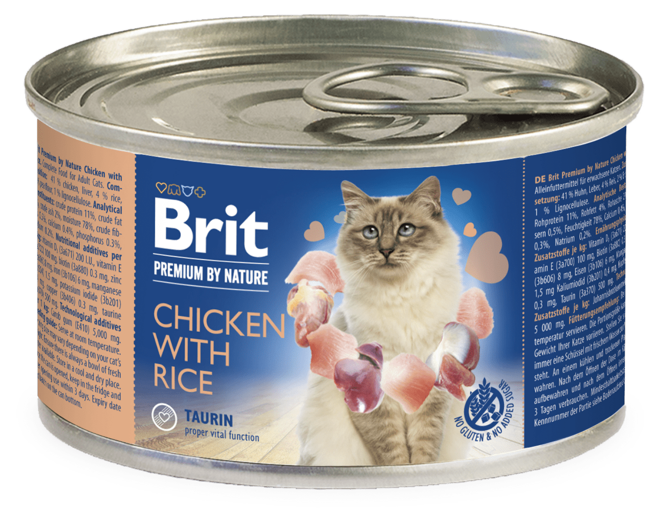 Konzerva Brit Premium by Nature Chicken with Rice 200g