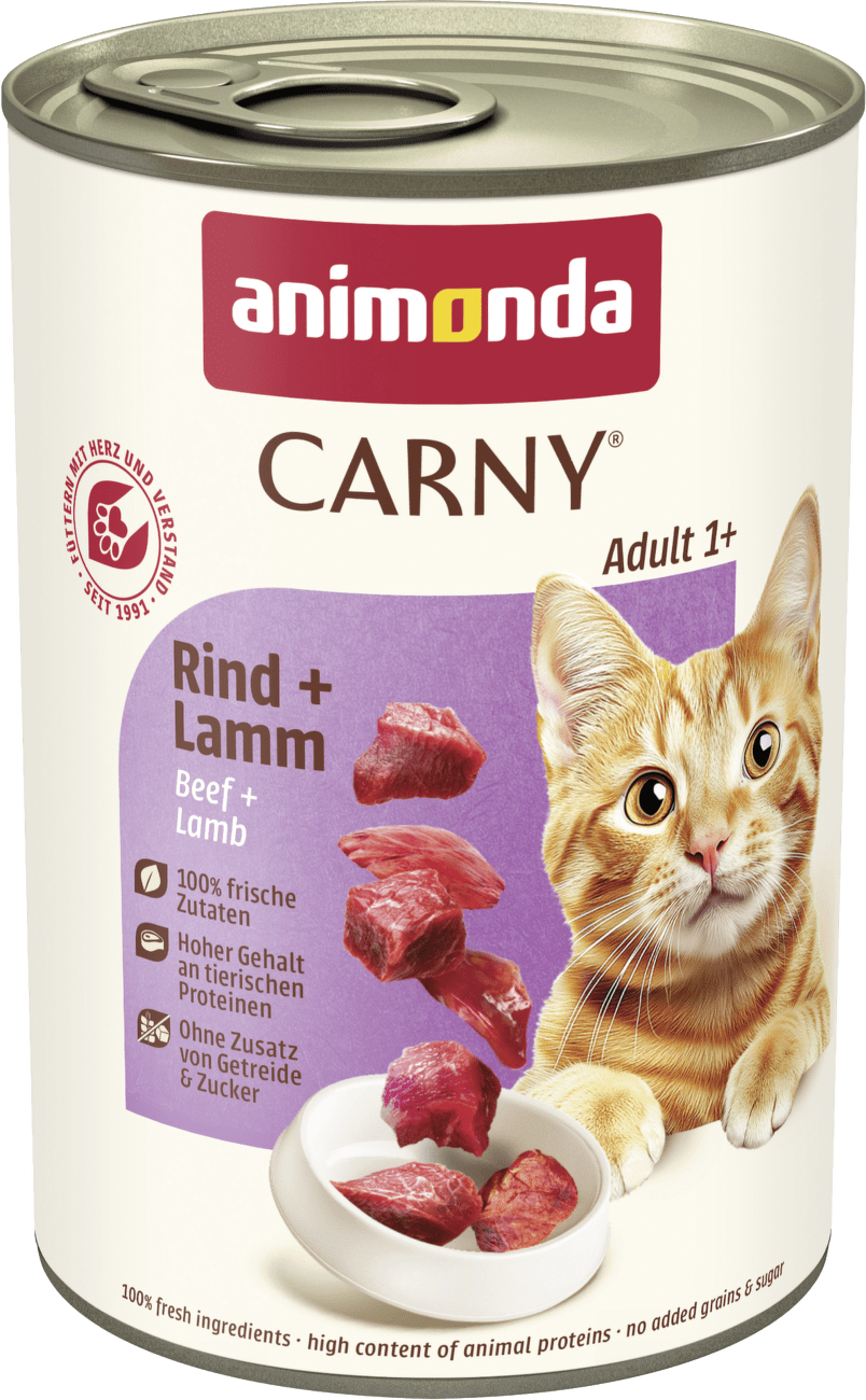 Konzerva Carny Adult hovězí+jehně 400g