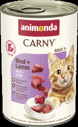 Konzerva Carny Adult hovězí+jehně 400g