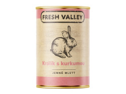 Konzerva Fresh Valley králík jemně mletý 400 g