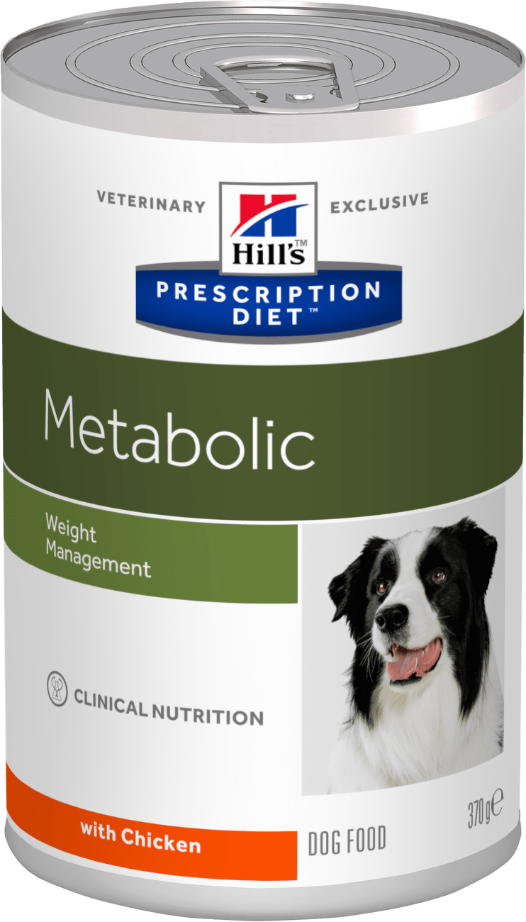 Konzerva Hill's Prescription Diet Metabolic na regulaci hmotnosti s kuřetem 370g