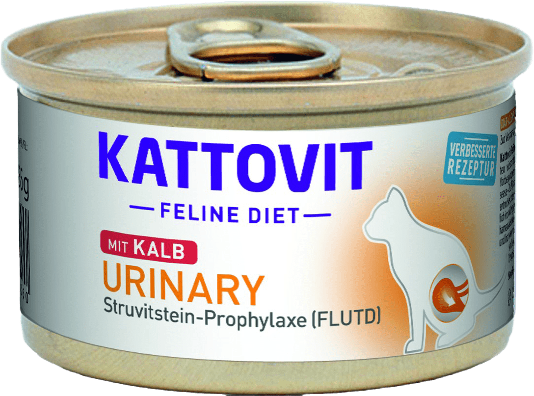 Konzerva Kattovit urinary telecí 85g